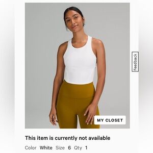 Lululemon align high neck tank